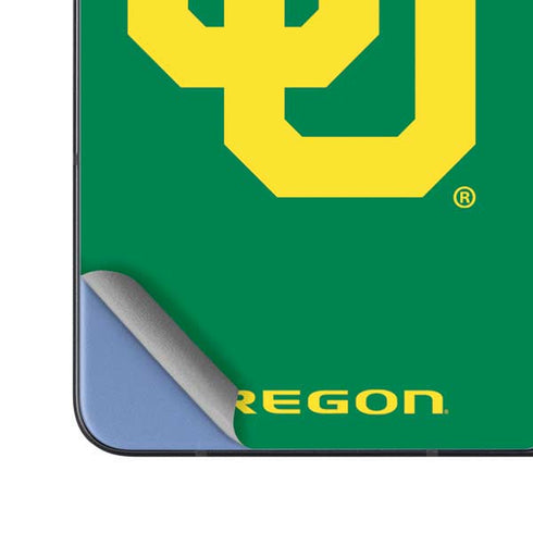 University of Oregon UO on Green Galaxy Z Fold5 5G Skin